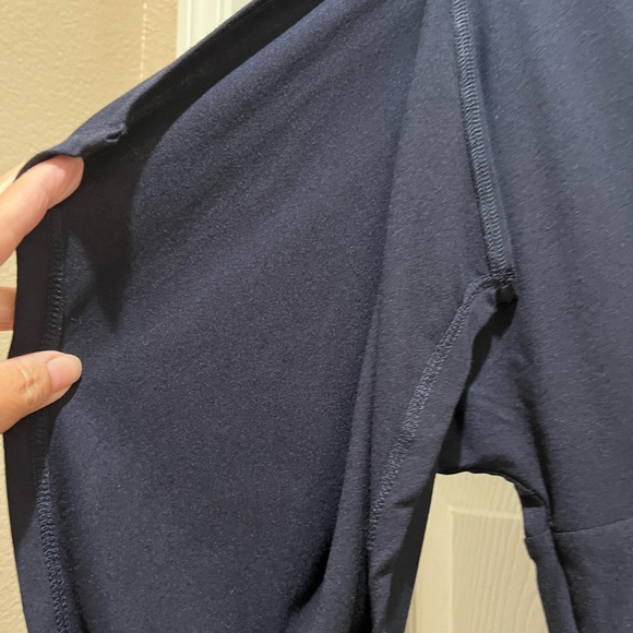 Ingrid & Isabel Navy Blue Kimono Style Maxi Maternity Dress Large Stretchy Soft - Picture 3 of 8